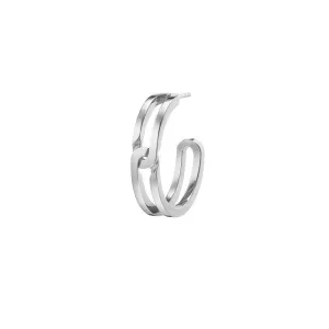 The Gasp Large Silver Earring
