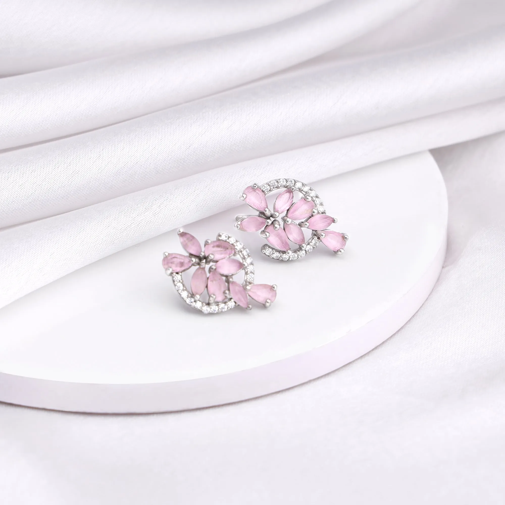 The Pink Periwinkle Earrings Giva