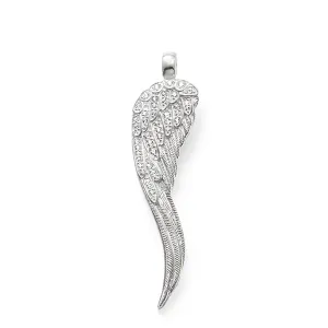 Thomas Sabo Sterling Silver Cubic Zirconia Angel Wing Pendant Shiels