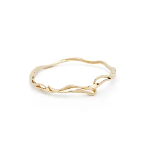 Vapour 18K Gold Bangle