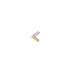 Velvet 14K Gold Stud w. Lab-Grown Diamonds