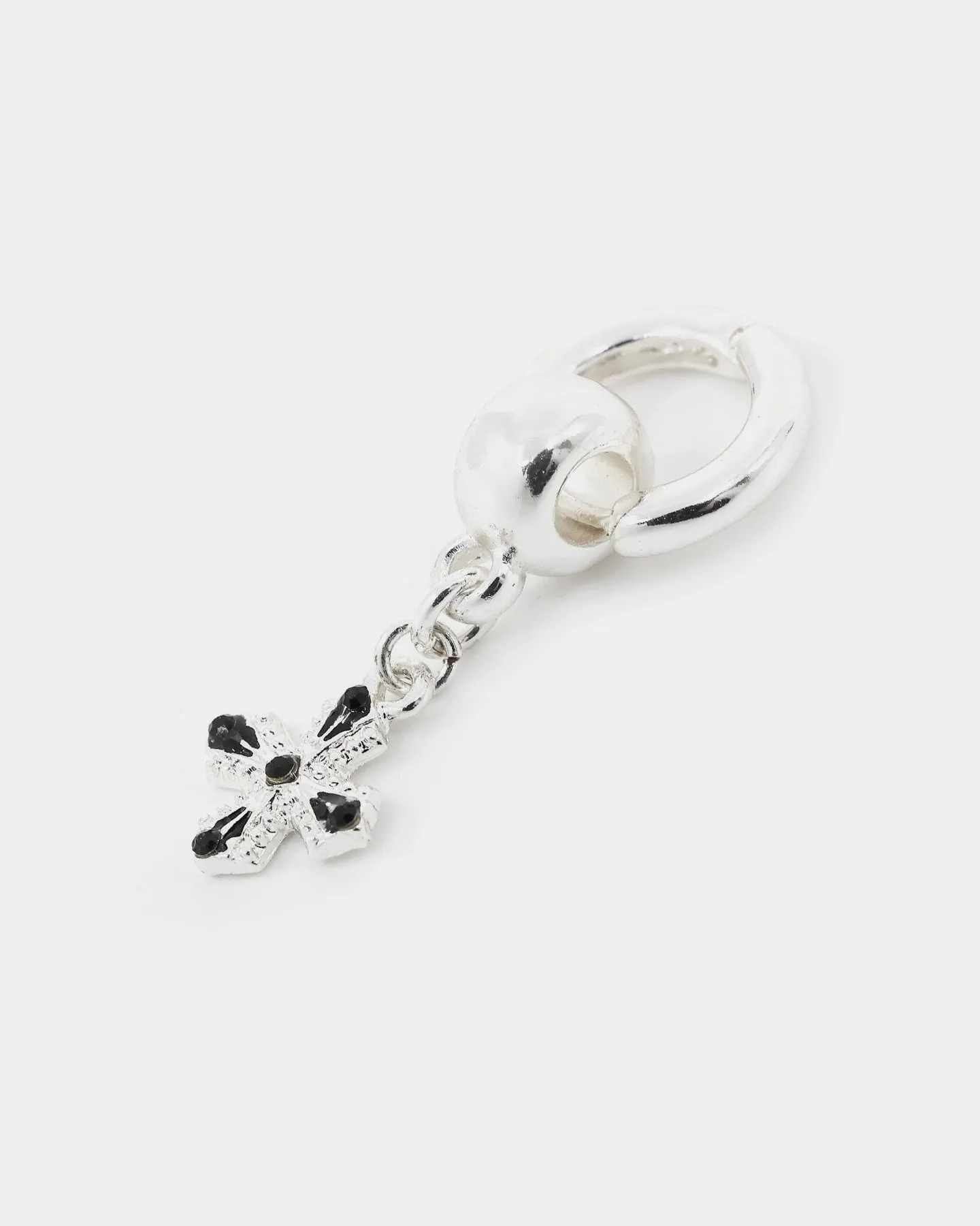 Wild for the Weekend Scripted Cross Stud Set Silver