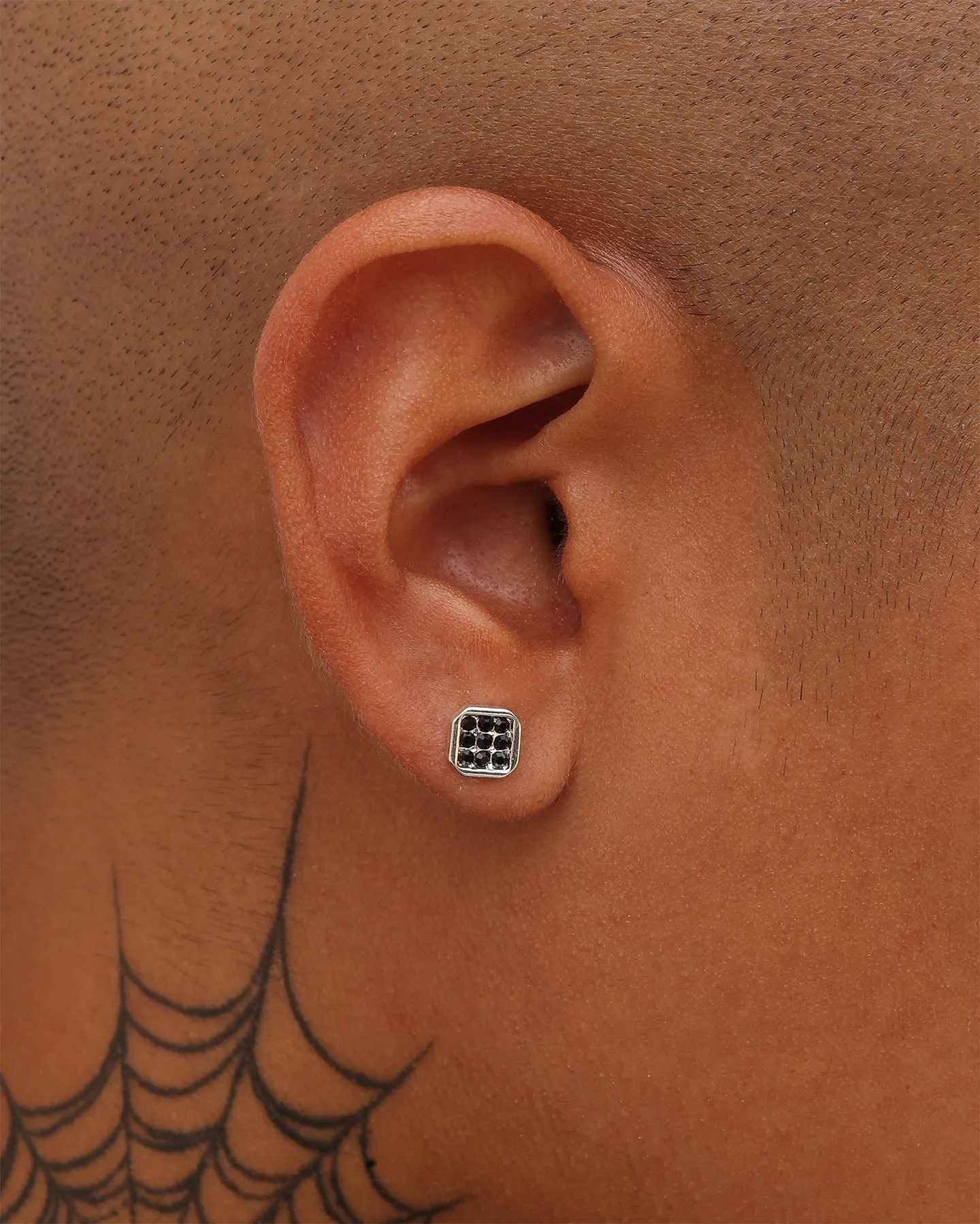 Wild for the Weekend Scripted Cross Stud Set Silver