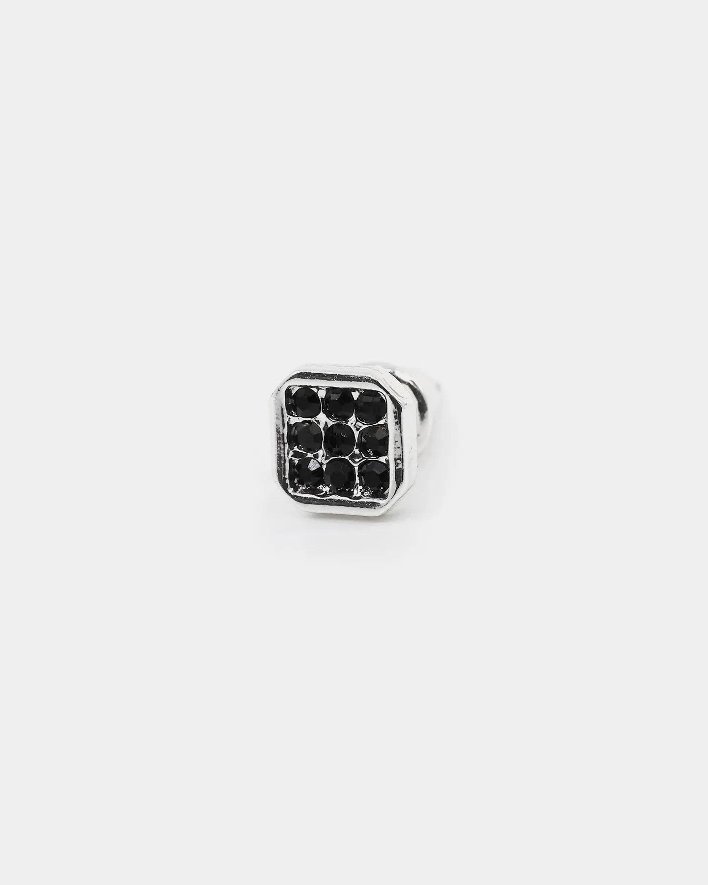 Wild for the Weekend Scripted Cross Stud Set Silver