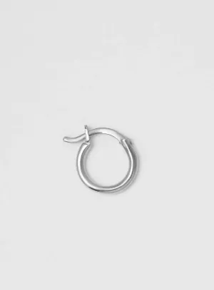 Wire Shiny Silver 10 mm Hoop