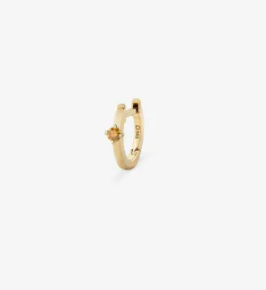 Yellow Diamond Huggie 0.04 - Single
